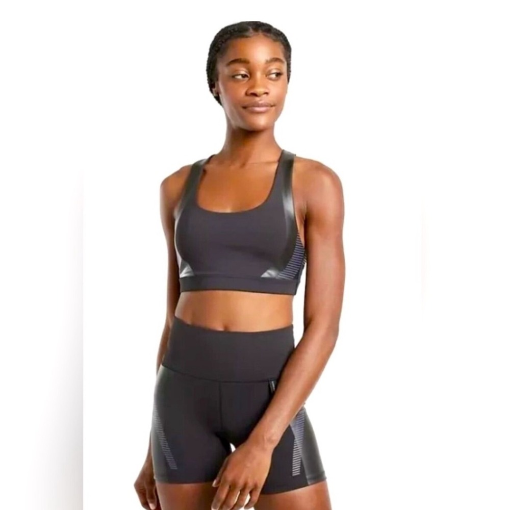 Athleta x Allyson Felix Women's Ultimate Legends Sports Bra Black-Size S